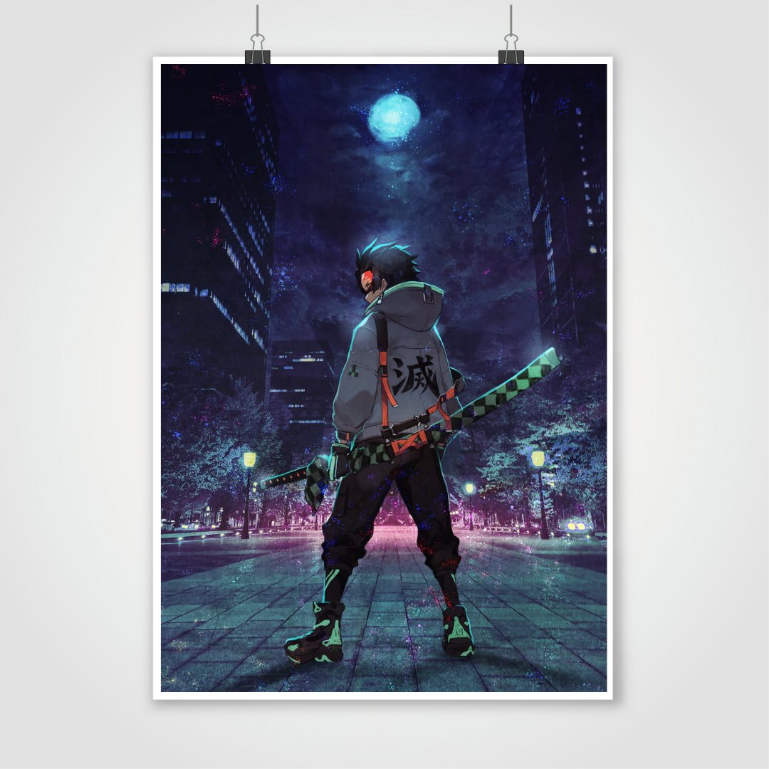 Tanjiro Kamado Aesthetic Poster 19*13 Demon Slayer: