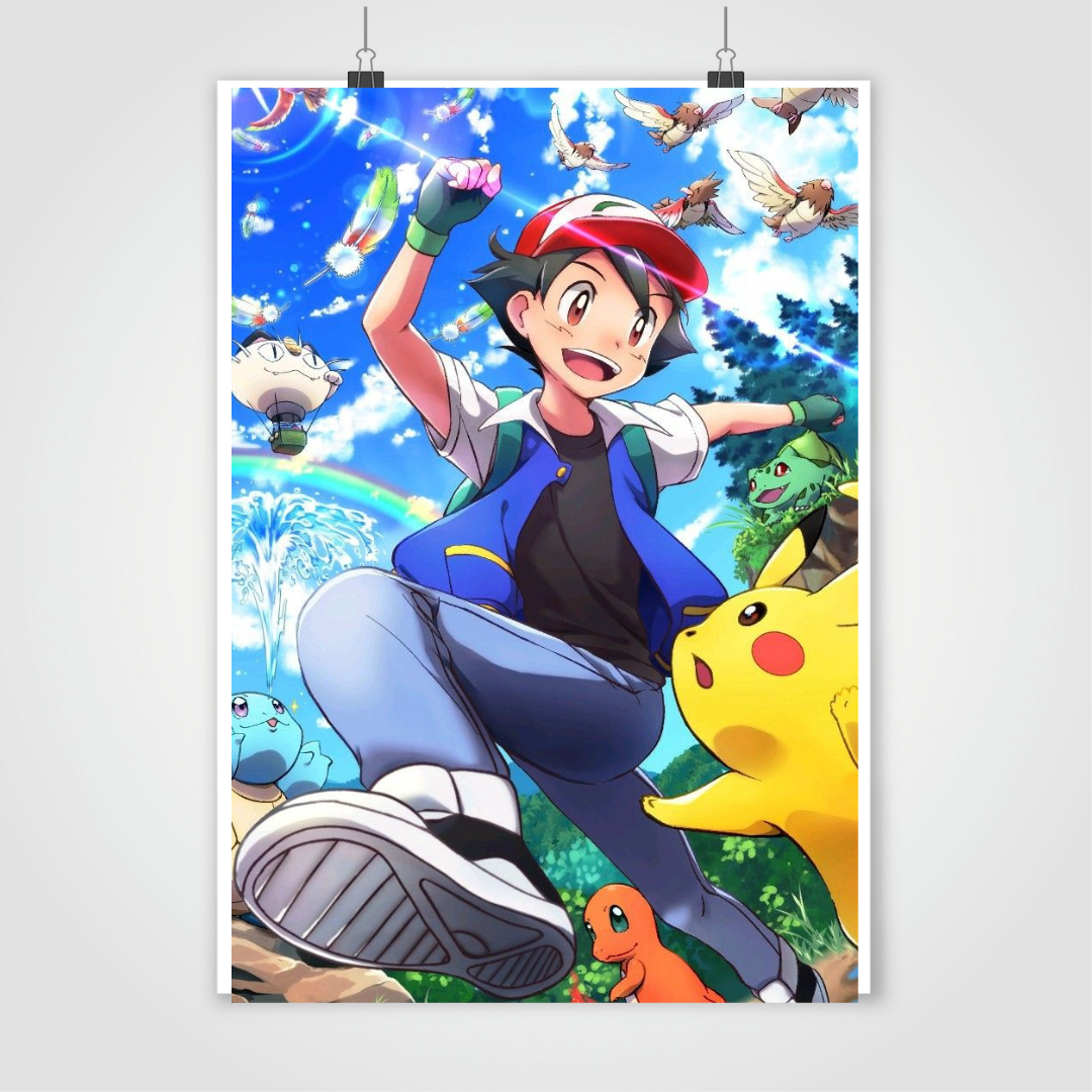 Ash and Pikachu Pokemon