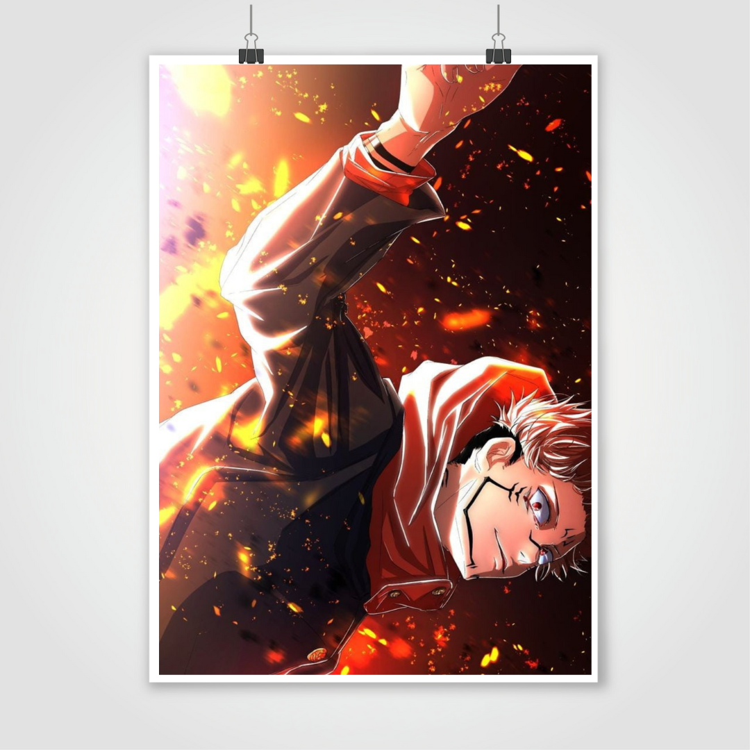 Yuji Itadori 虎杖悠仁 19*13 Poster Jujutsu Kaisen