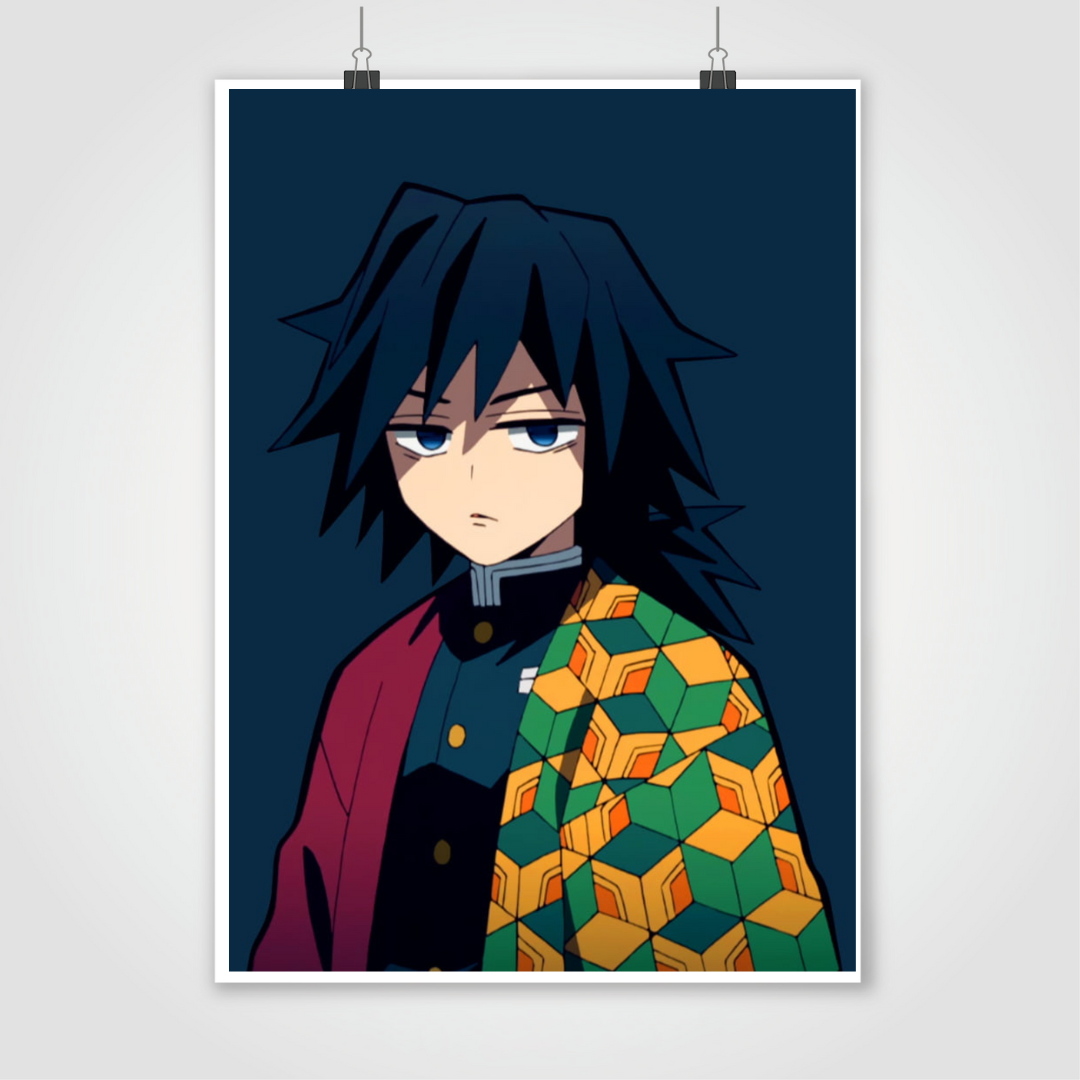 Giyu Tomioka Demon Slayer 19*13 Poster Demon Slayer