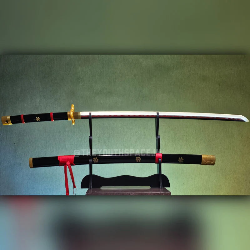 Zoro's Black Enma Neon Light Wooden Katana (104 cm)