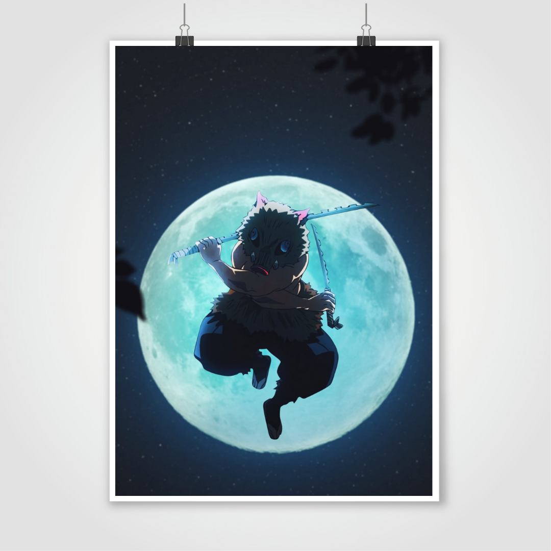 Inosuke Hashibira 19*13 Poster Demon Slayer