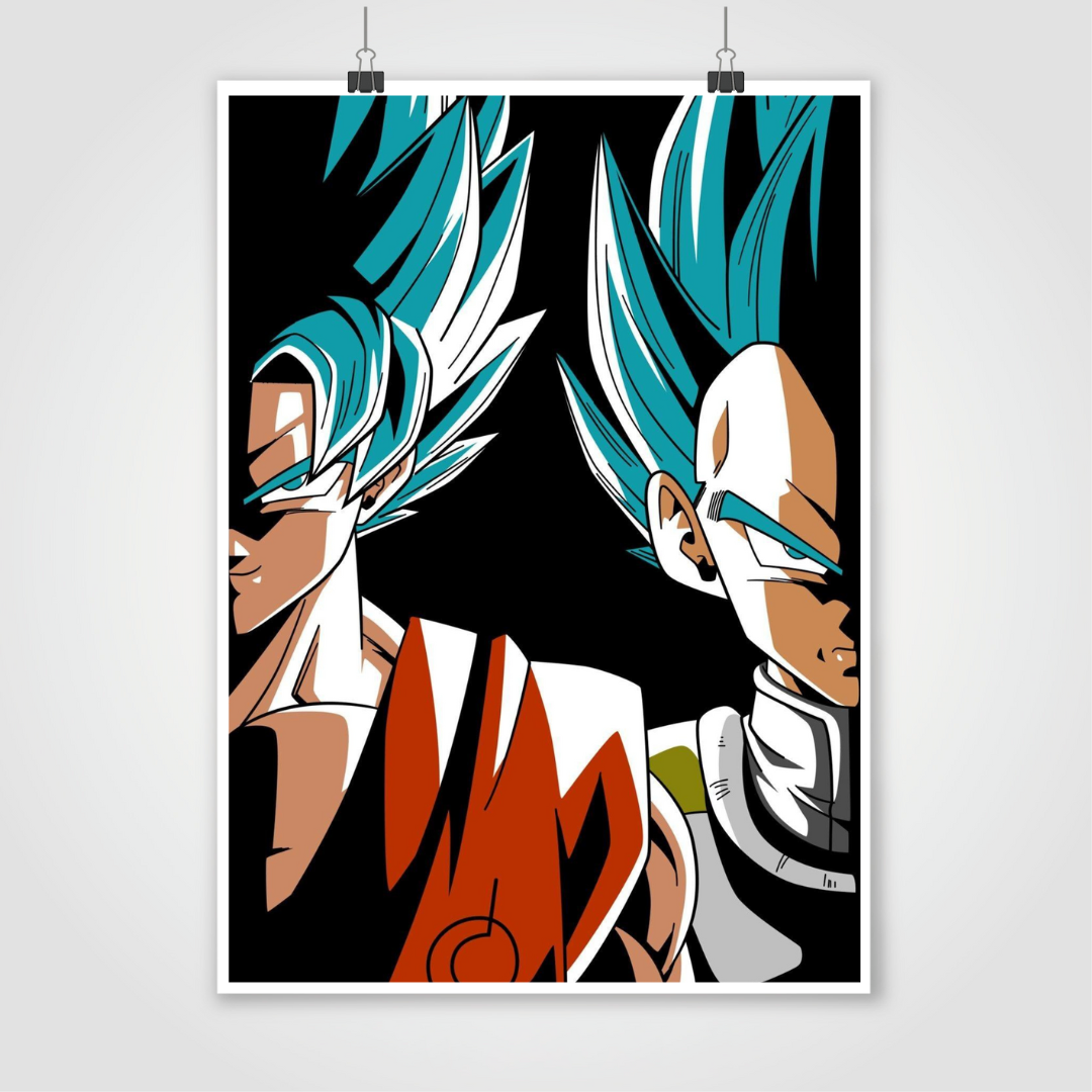 Goku and Vegeta 19*13 Poster Dragon Ball Z