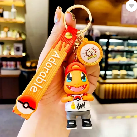 Charmeleon pokemon Silicone Key Chain