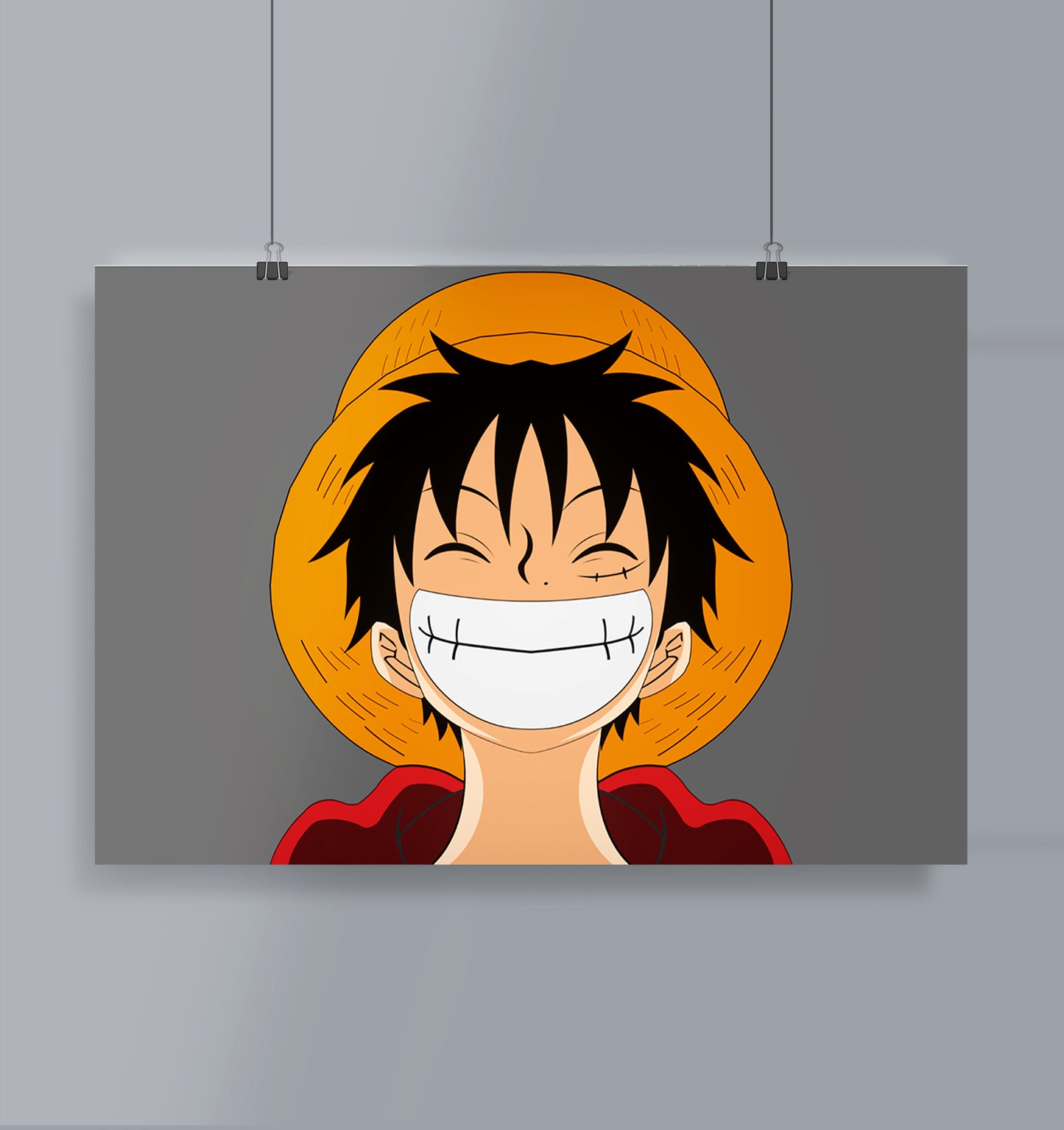 Smiling Luffy Poster Landscape One Piece