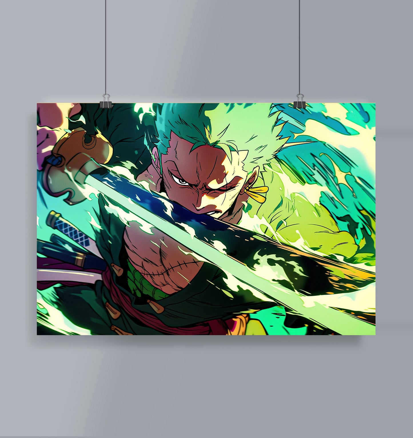 Zoro Poster Landscape One Peice
