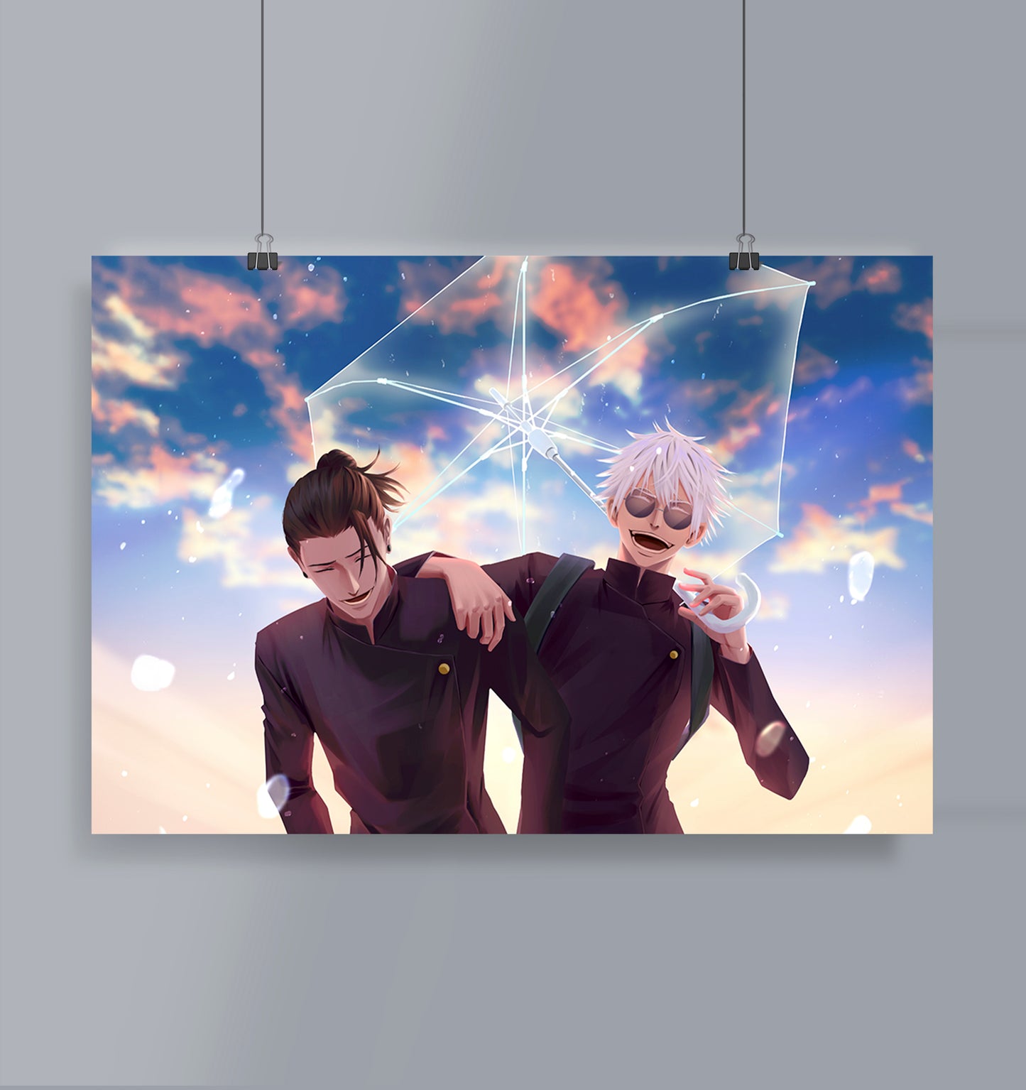 Gojo Geto Poster Landscape Jujutsu Kaisen