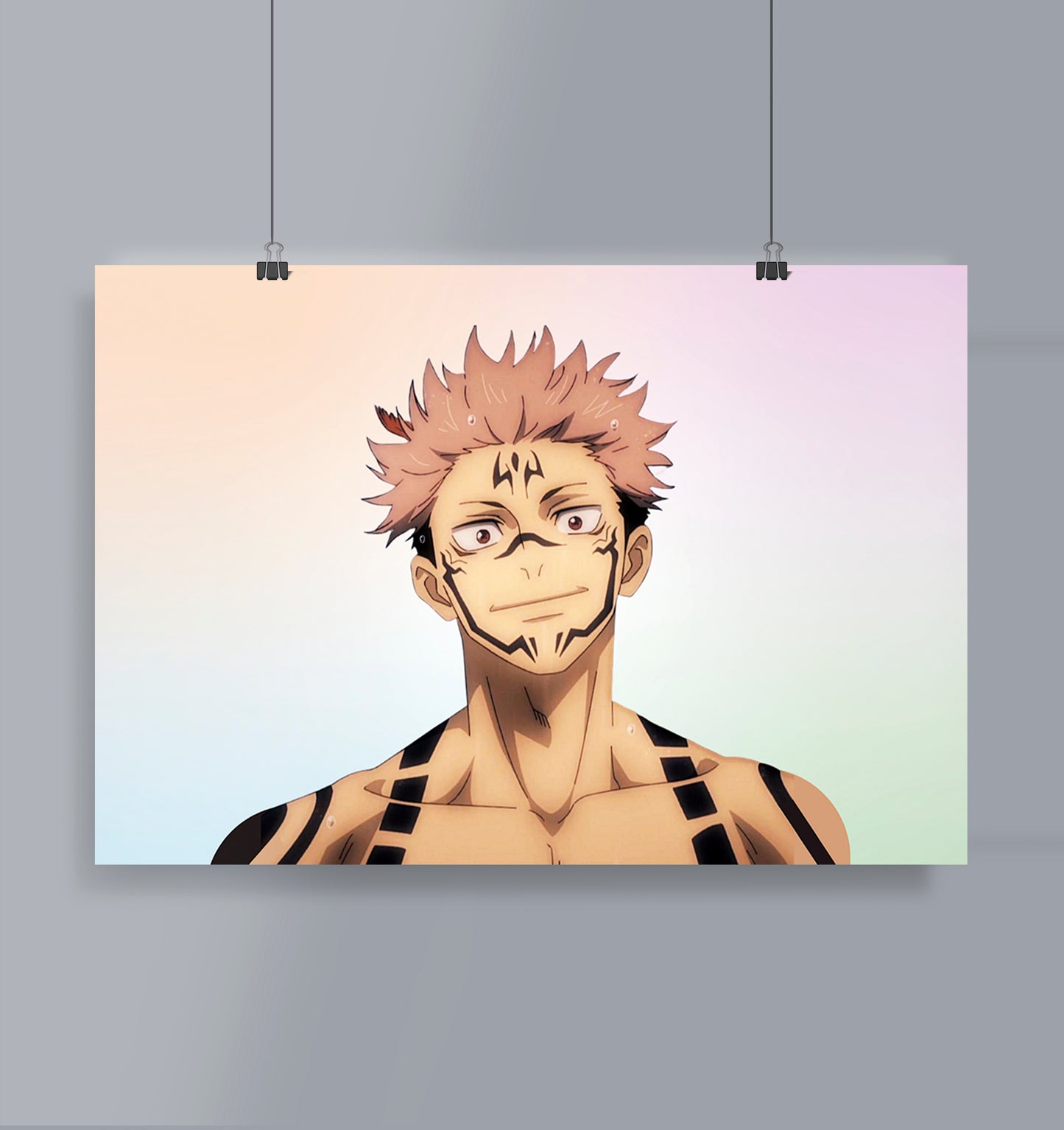 Sukuna Jujutsu Kaisen Poster Landscape