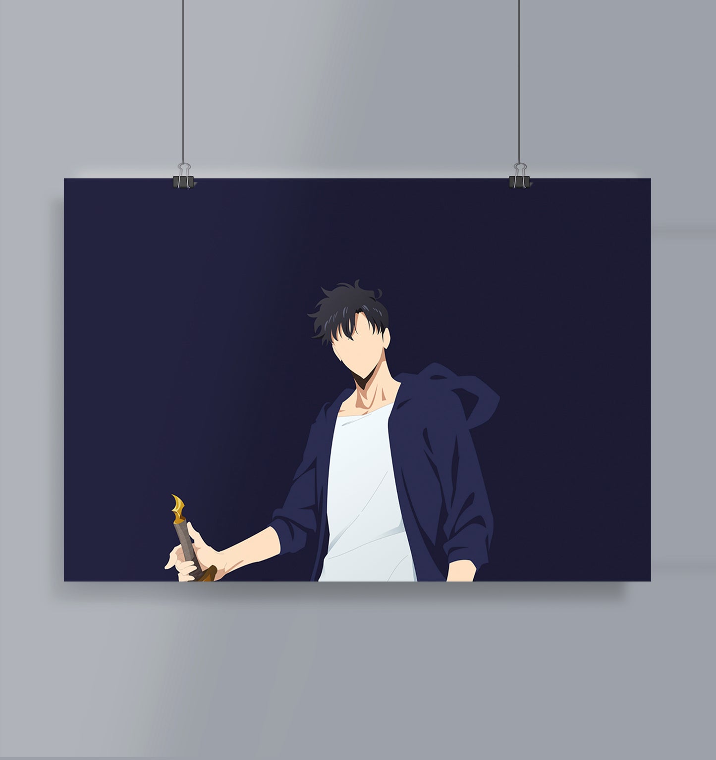 Sungjin Woo Poster 2 Landscape Solo Leveling