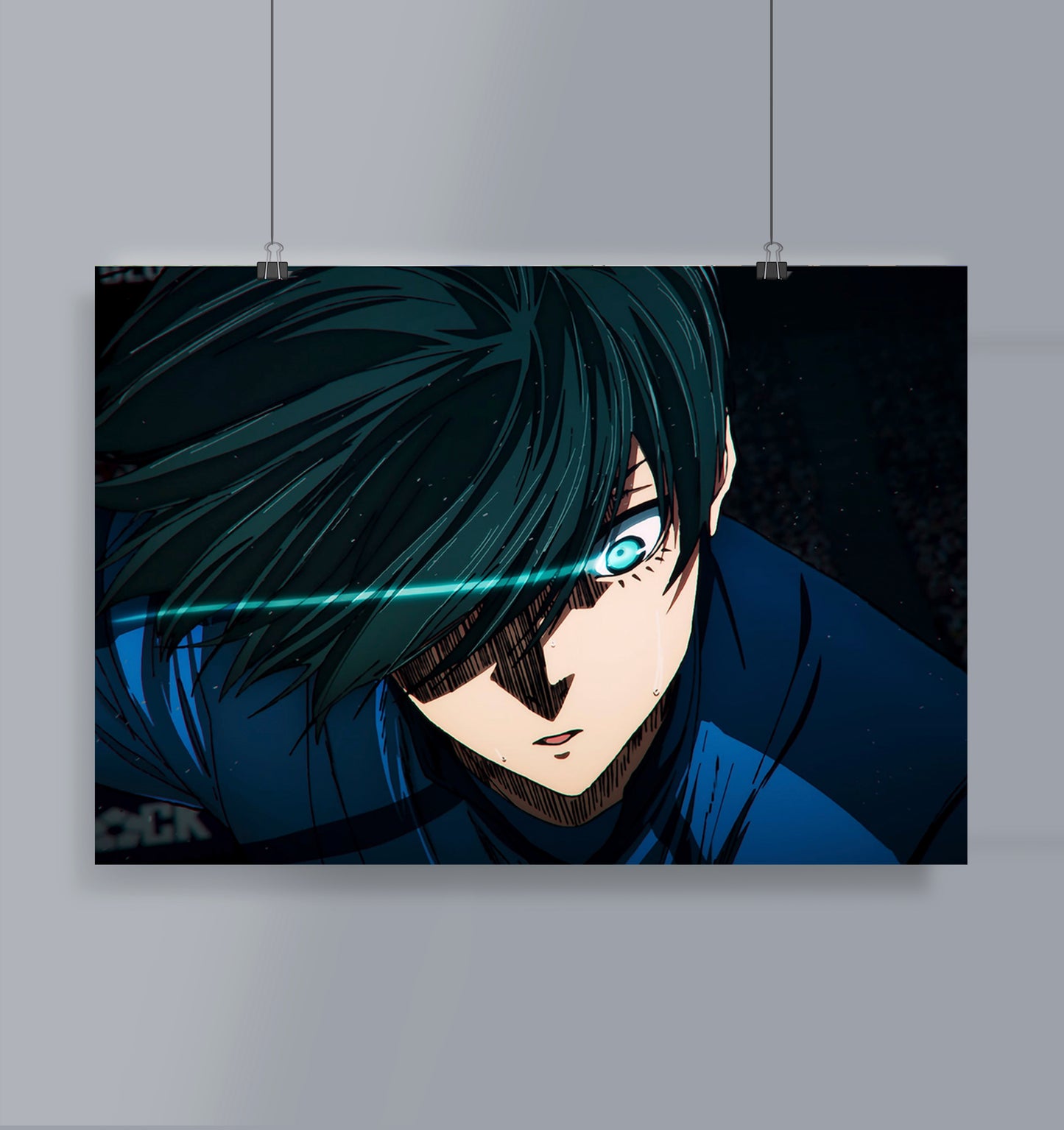 Itoshi Rin Poster 13*19 Landscape Blue Lock