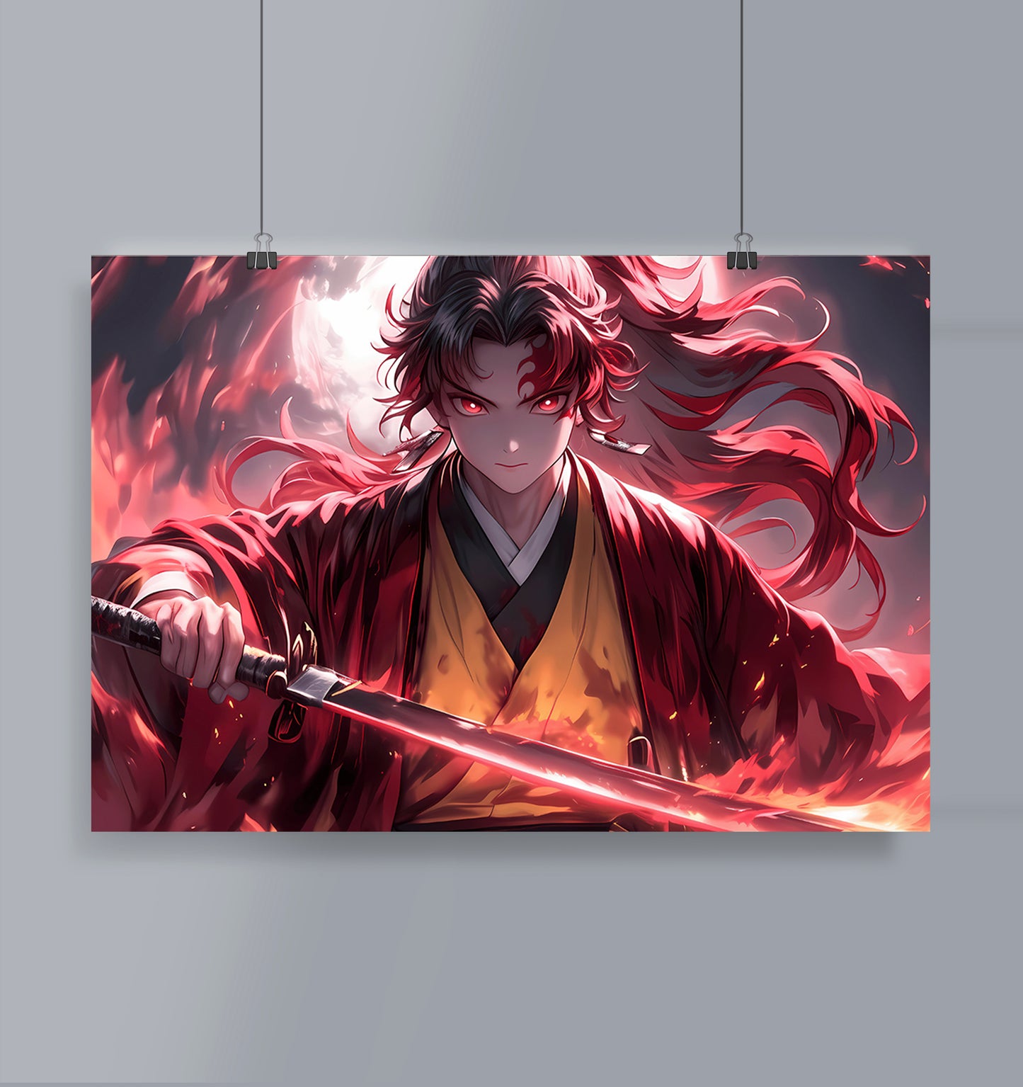 Yoriichi Tsugikuni Poster 13*19 Landscape Demon Slayer