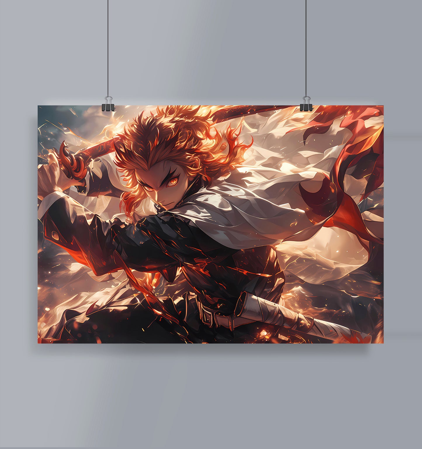 Kyojuro Rengoku Poster Landscape Demon Slayer