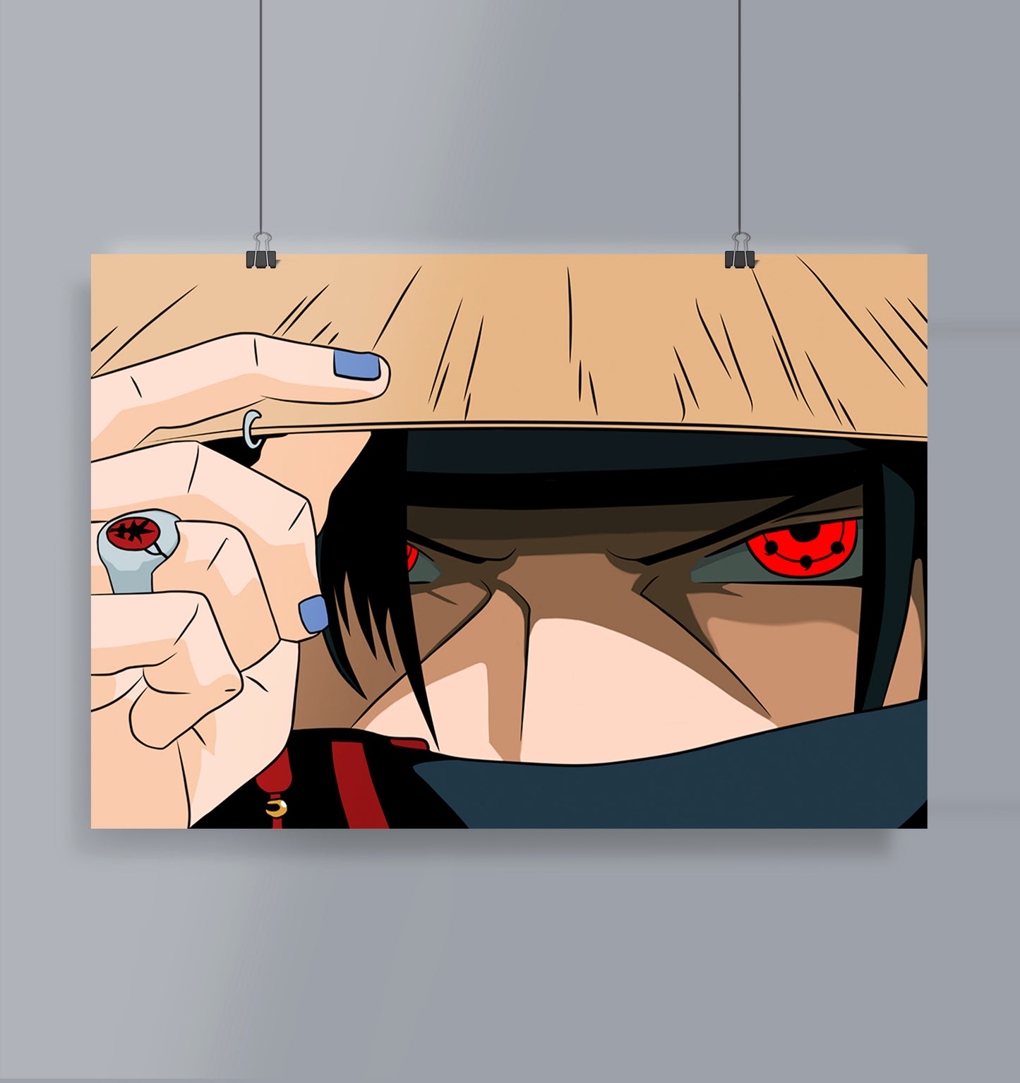 Itachi's Sharingan Poster Landscape Naruto