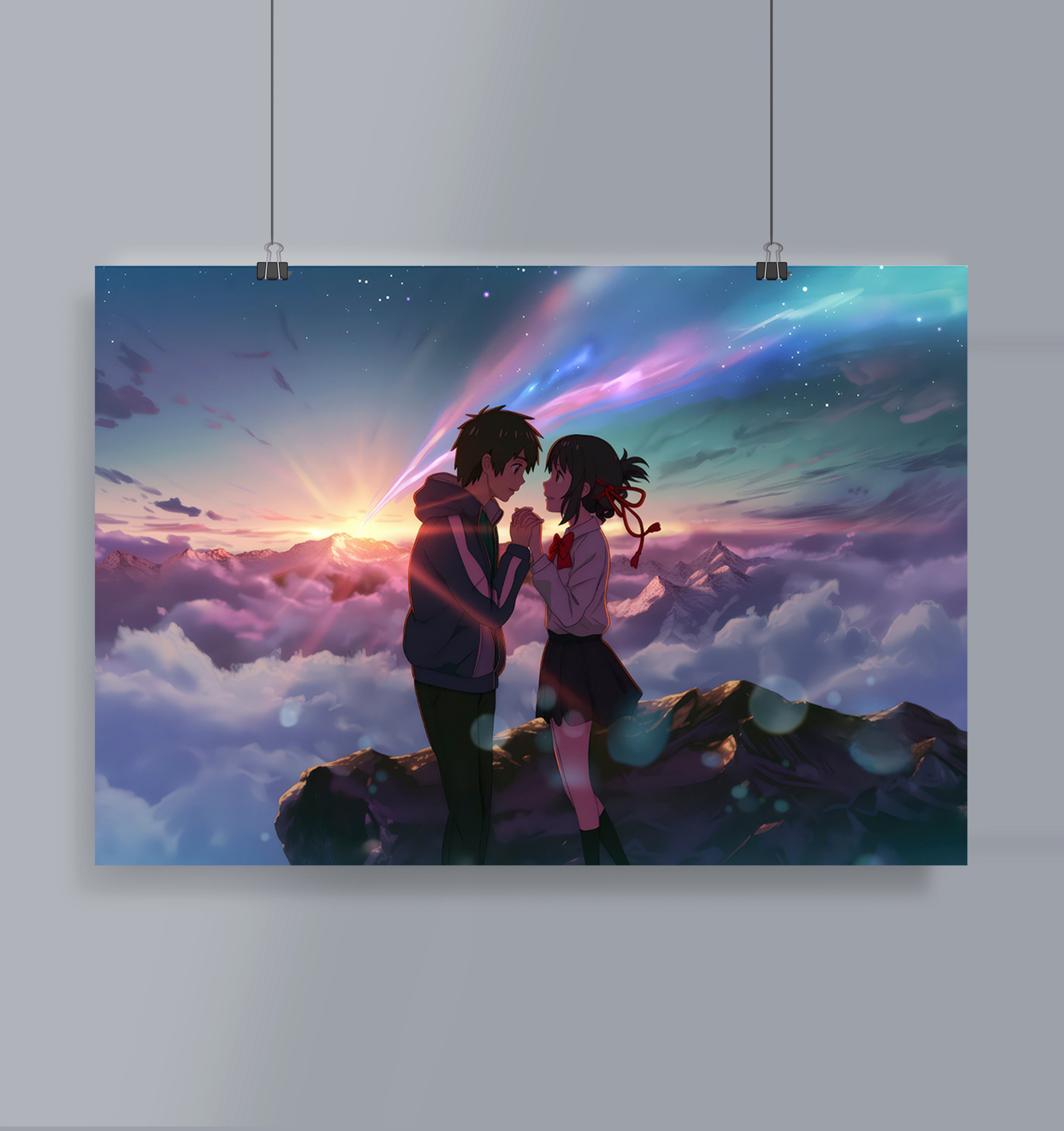 Mitsuha And Taki Your Name Poster Landscape Mangastore mitsuha-and-taki-your-name-poster-landscape-mangastore