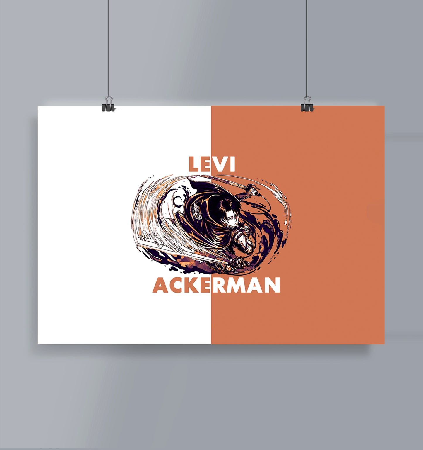 Levi Ackerman Landscape Attack on Titan