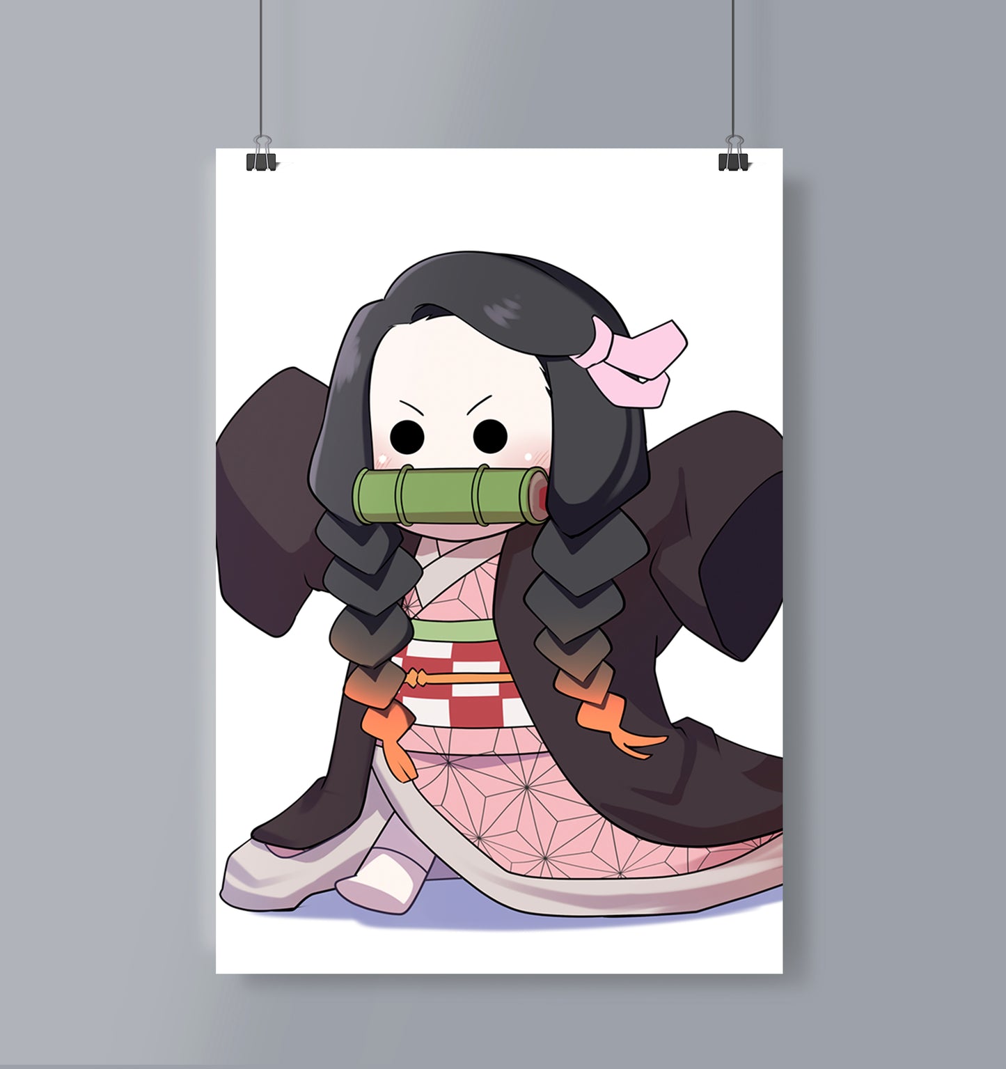 Cute Nezuko Kamado Poster Portrait Demon Slayer
