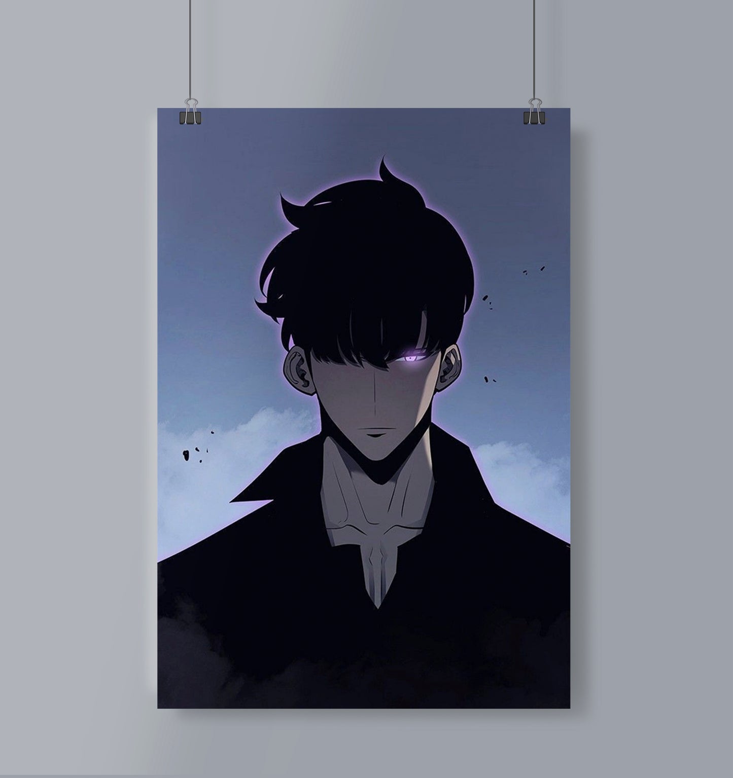 Shadow Monarch Poster 19*13 Portrait Solo Leveling