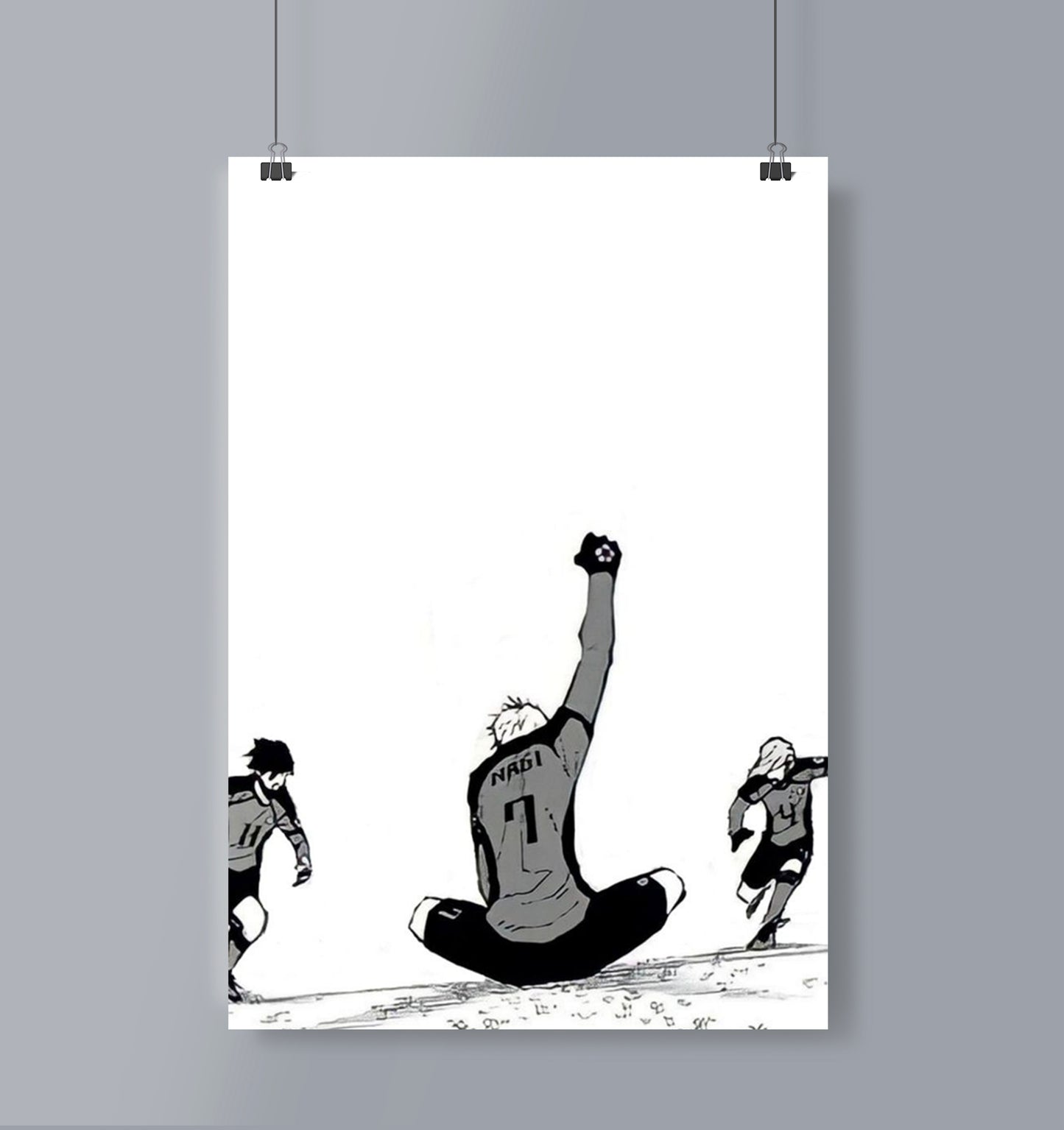 Seishiro Nagi Goal Poster Portrait Blue Lock