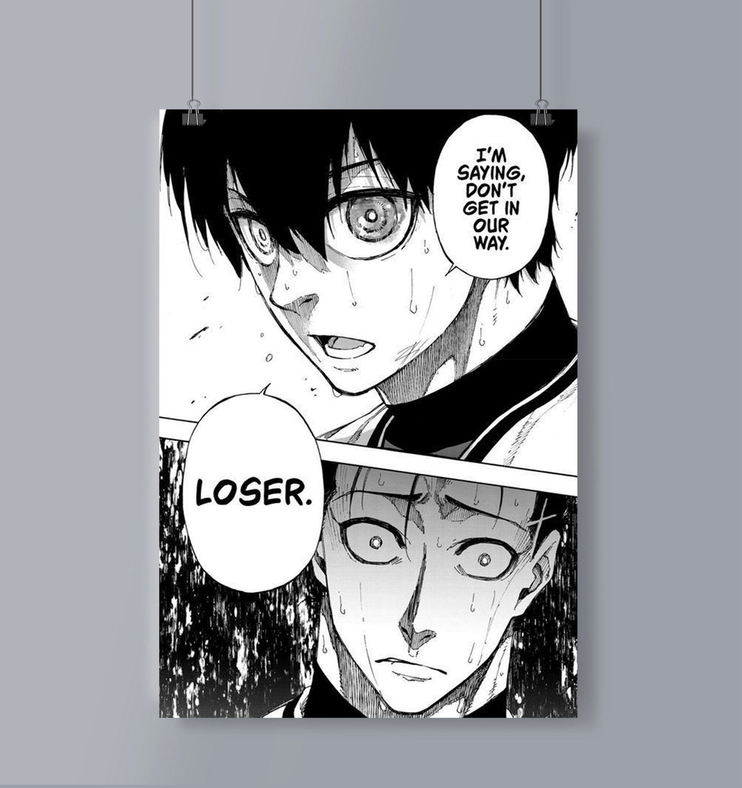 Isagi X Baro Poster Portrait Blue Lock