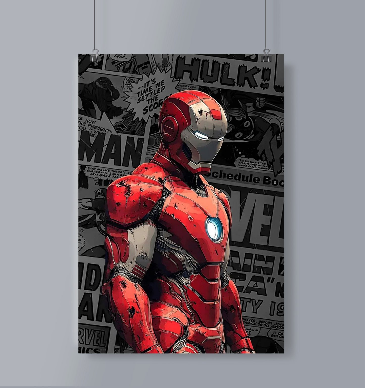 Comic Ironman Poster Portrait
