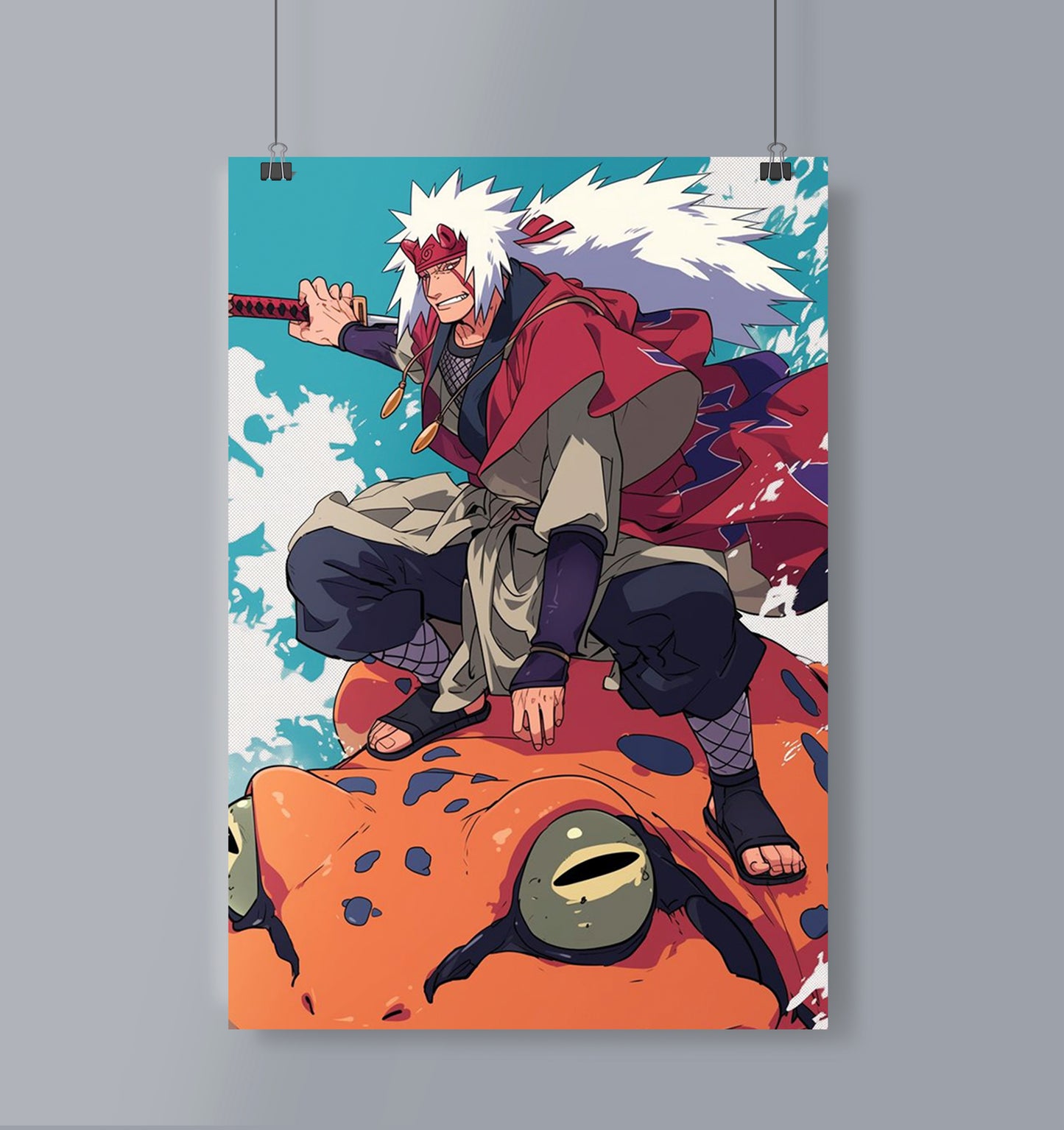 Master Jiraya Poster Portrait