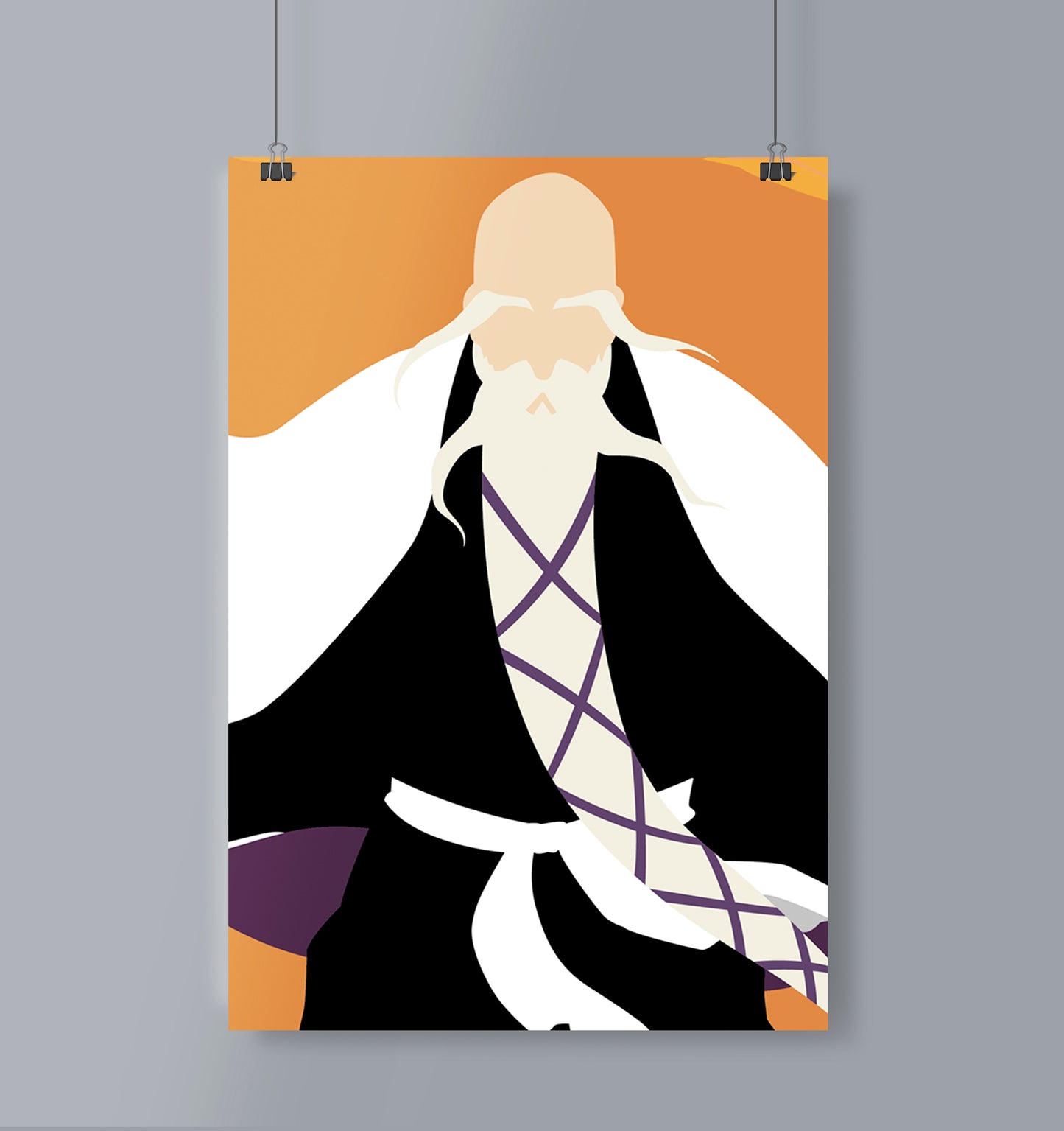 Genryusai Shigekuni Yamamoto Poster Portrait
