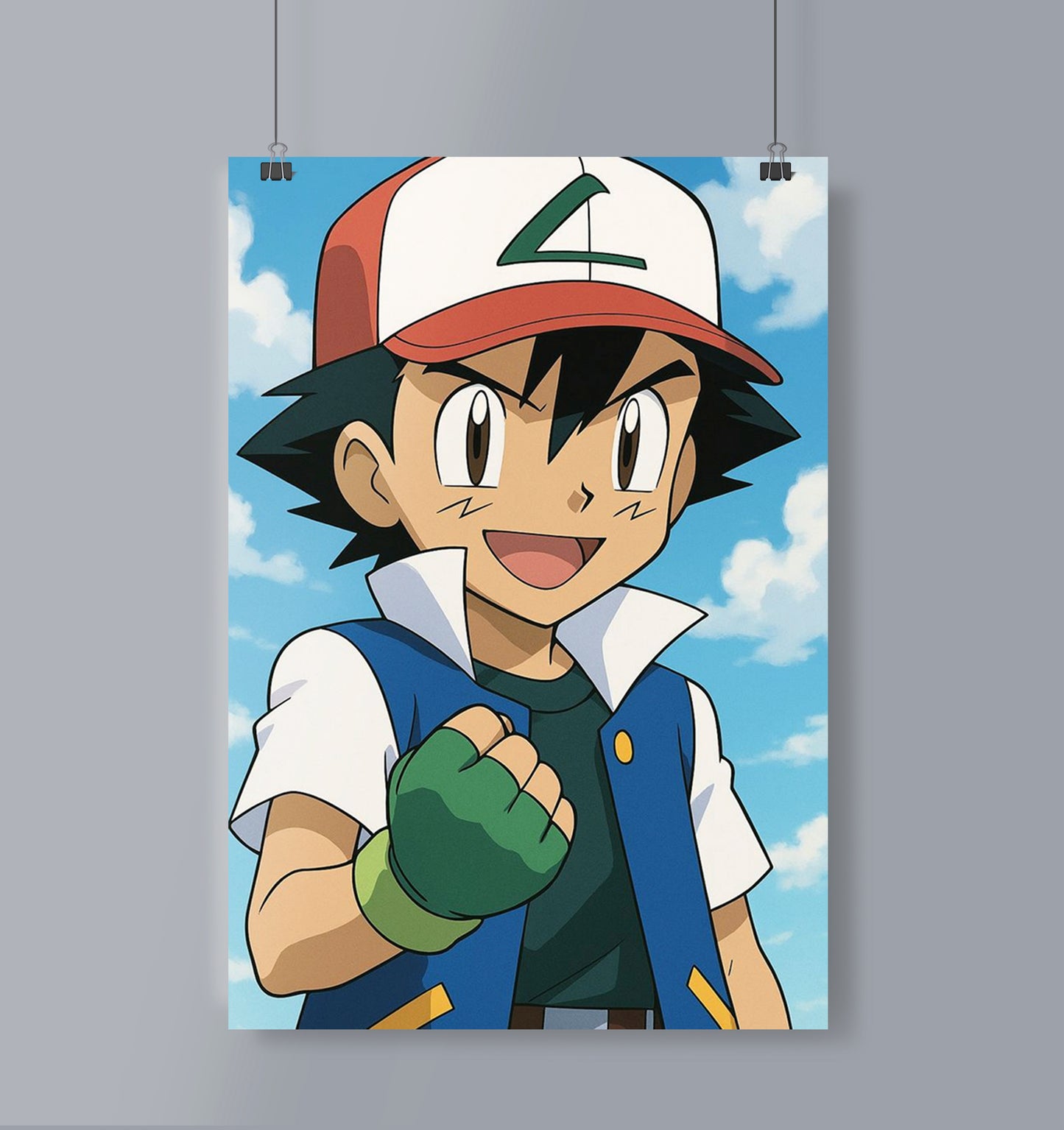 Ash Pokemon Poster Portrait