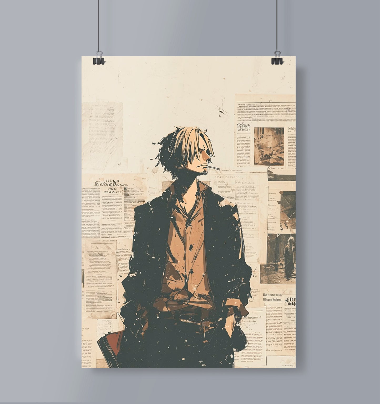 Sanji Asthetic Poster Portrait