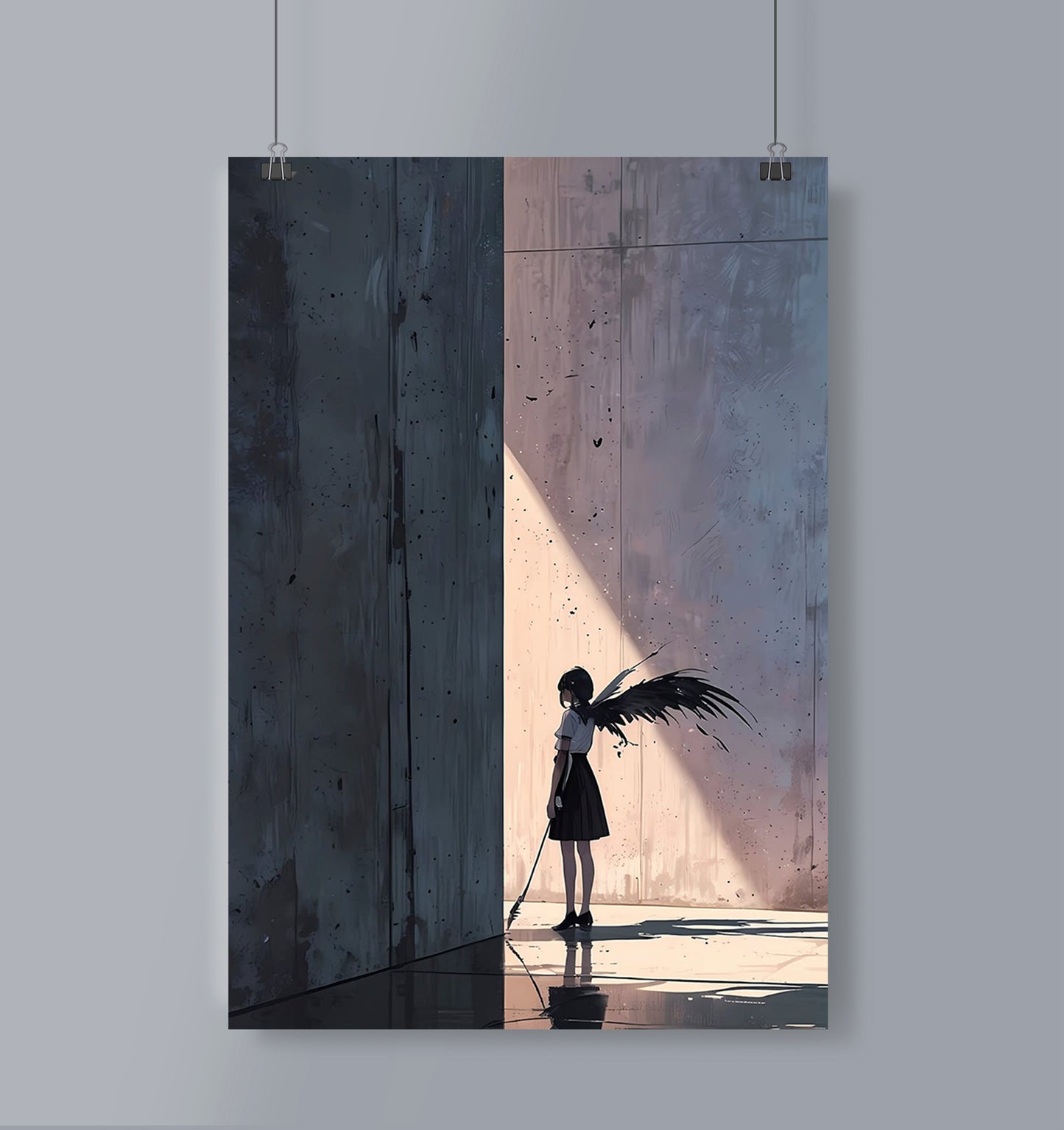 Anime Girl Asthetic Poster Portrait
