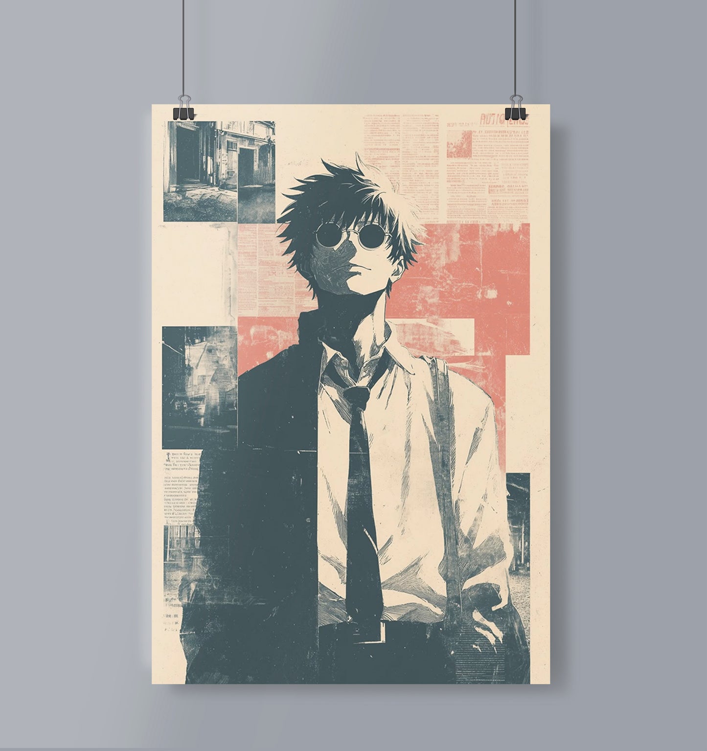 Gojo Asthetic Poster Portrait