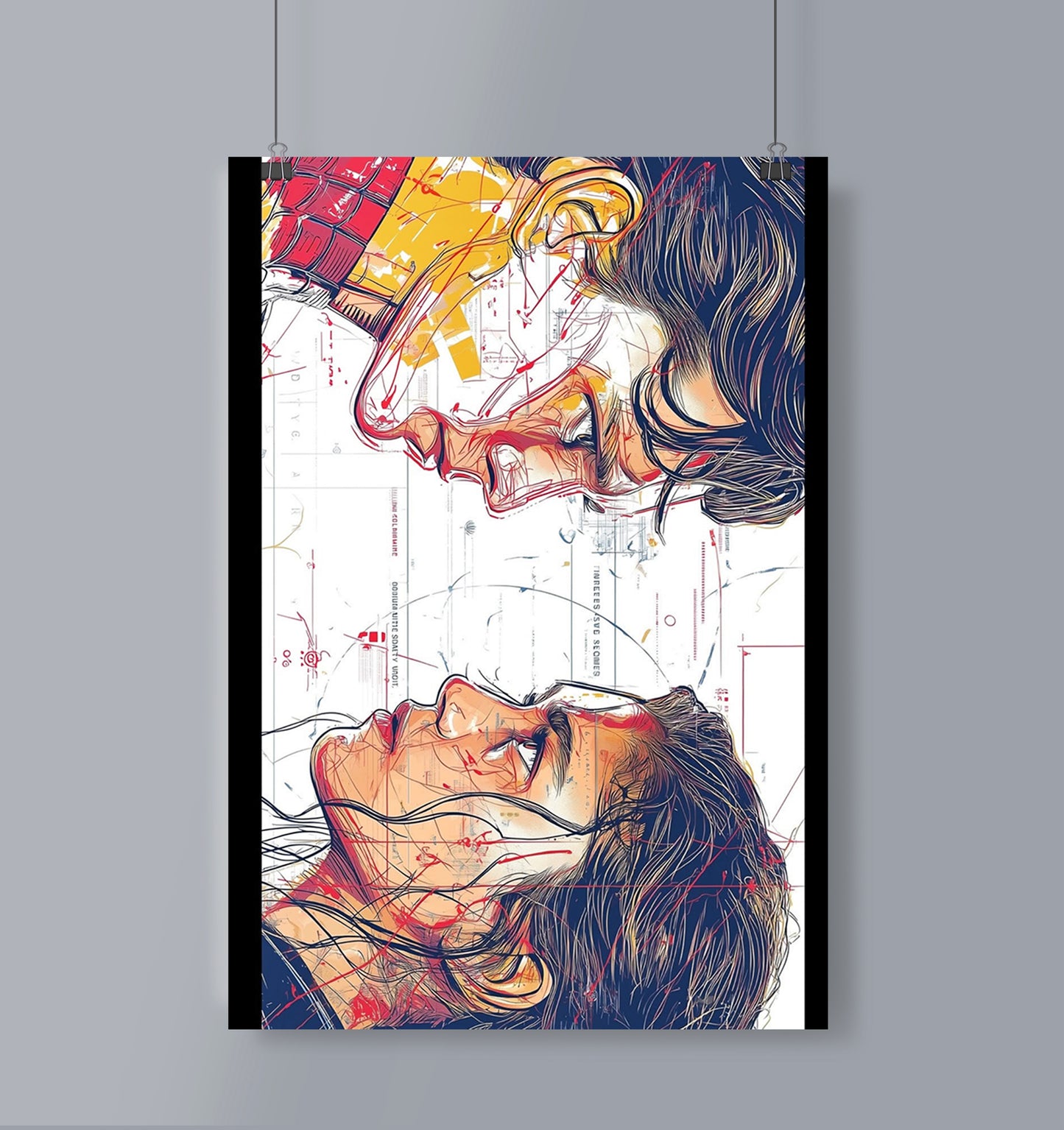 MJ and Spiderman Poster Portrait