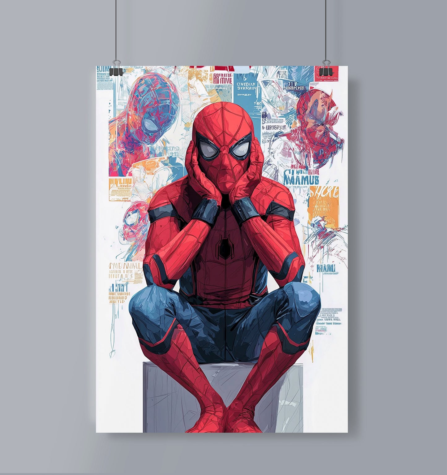 Spiderman Poster Portrait