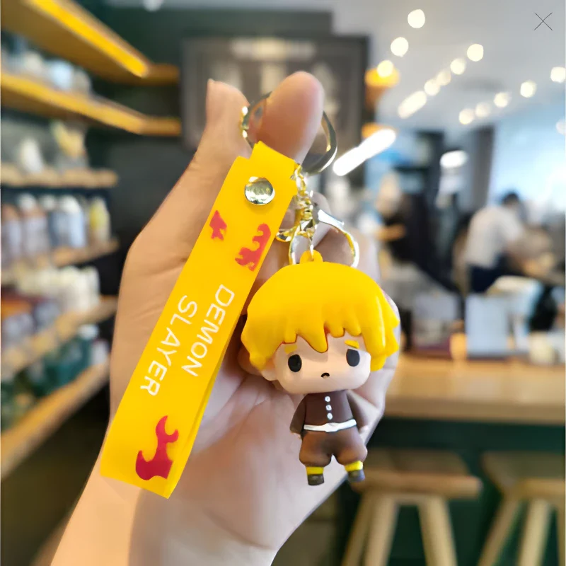 Zenitsu Agatsuma Silicone Keychain