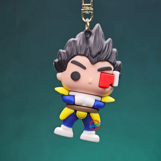 Vegeta Silicone Keychain