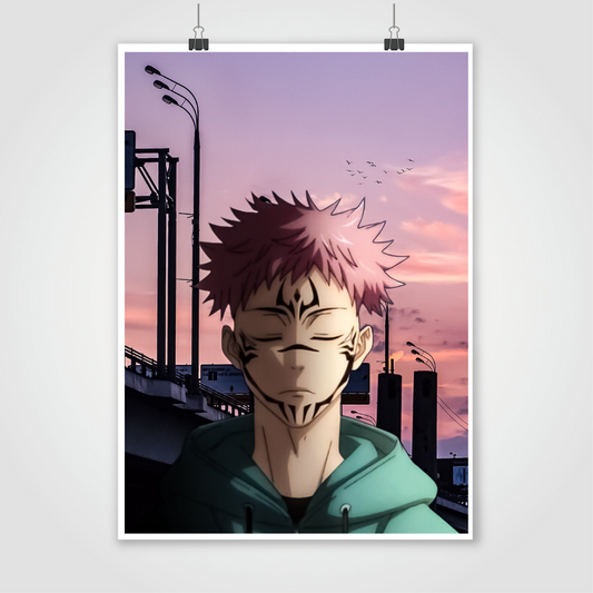 Yuji Itadori 虎杖悠仁 19*13 Poster Jujutsu Kaisen