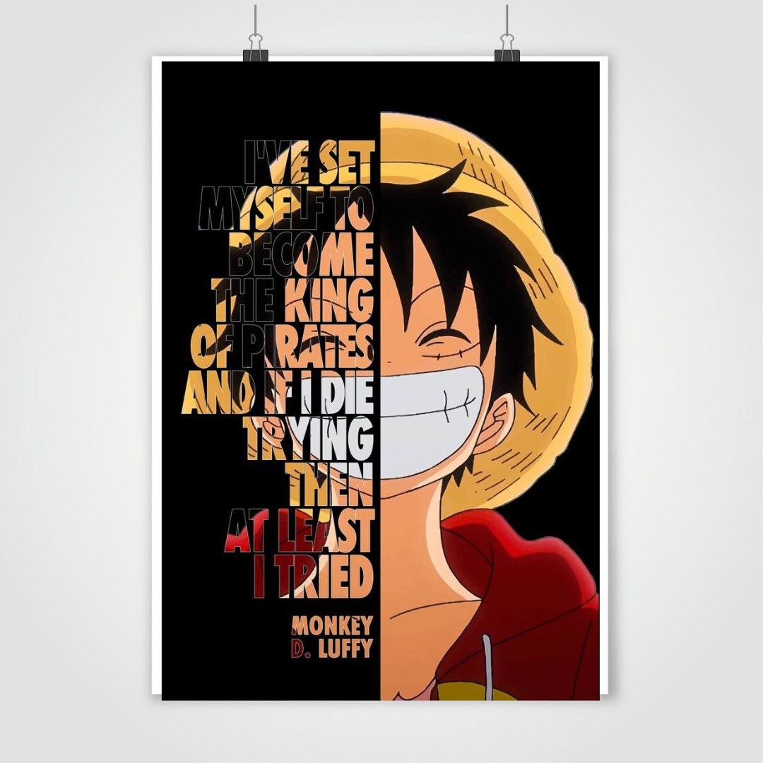 Money D Luffy 19*13 Poster