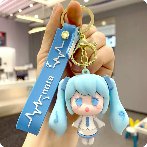 Hatsune Miku Silicone Keychain