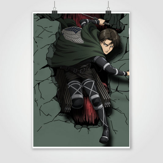 Levi Ackerman 19*13 Poster Attack on Titan