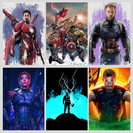 Marvel Superhero Poster Combo 2