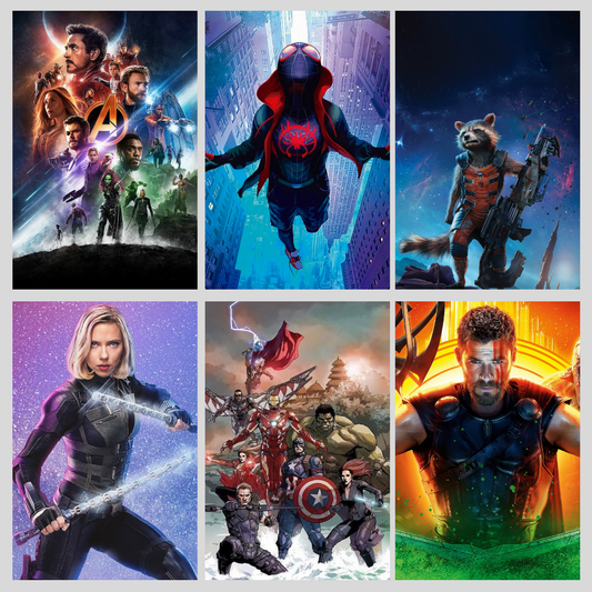 Marvel Superhero Poster Combo 3