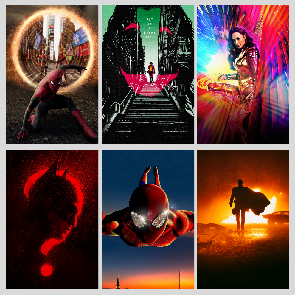 Marvel Superhero Poster Combo 4