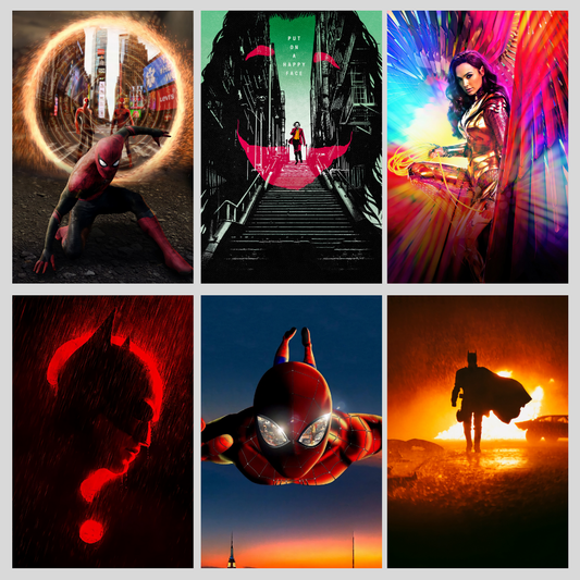 Marvel Superhero Poster Combo 4