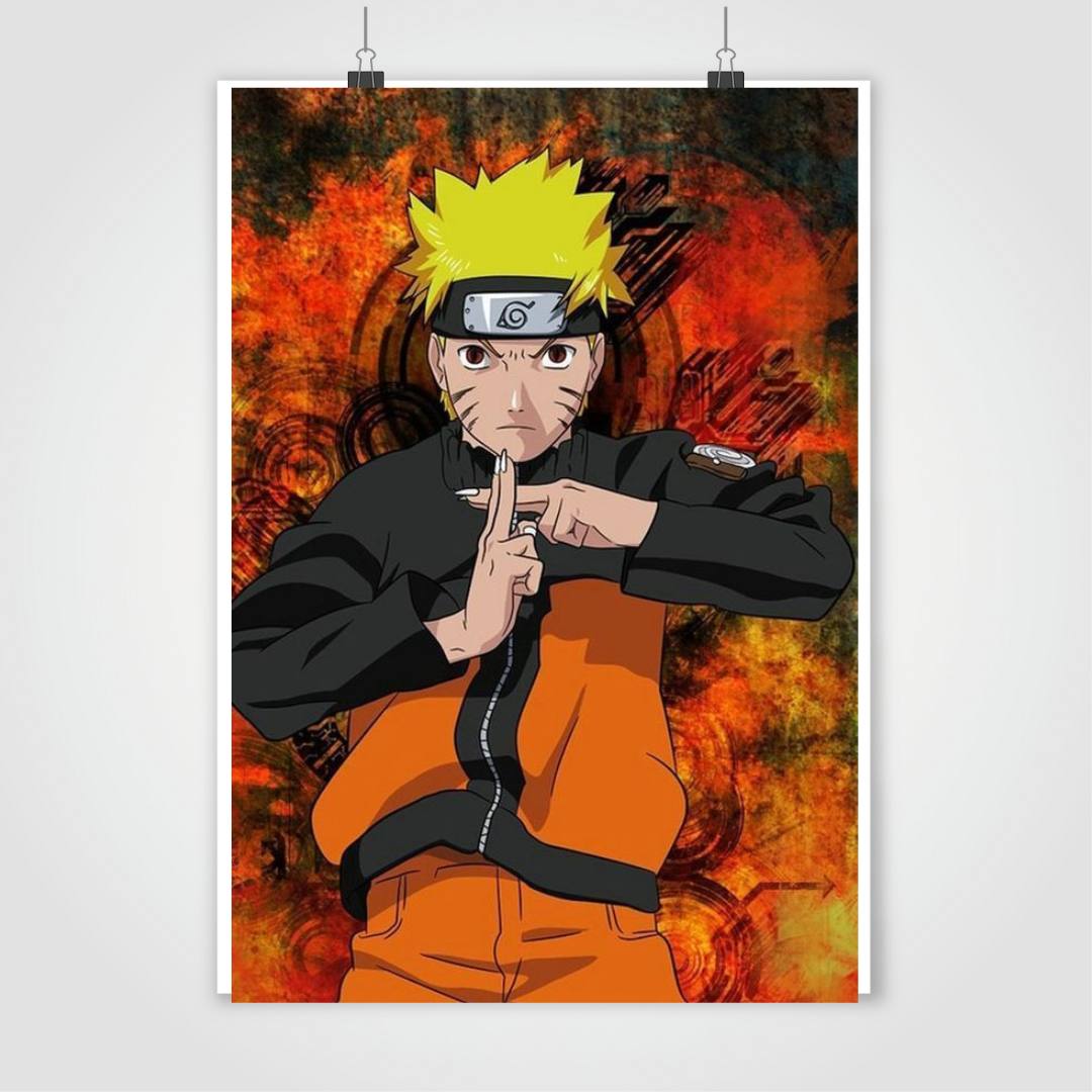 Naruto Shadow Clone Jutsu 19*13 Poster