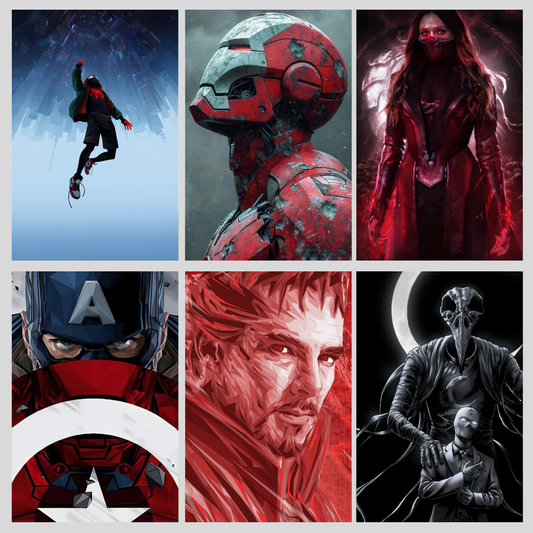 Marvel Superhero Poster Combo 6