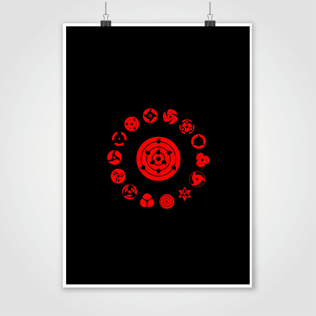 Naruto Sharingan Poster 19*13