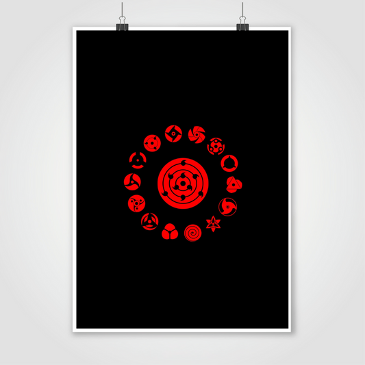 Naruto Sharingan Poster 19*13