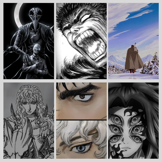 Guts Griffith Moon Night Poster Combo