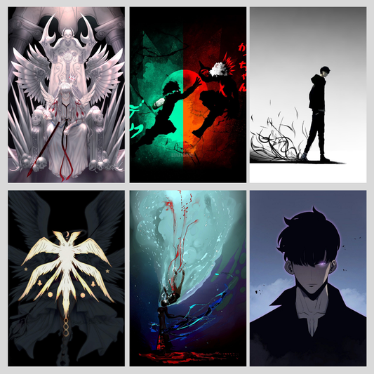 Solo Levelling and Tower of God Poster Combo