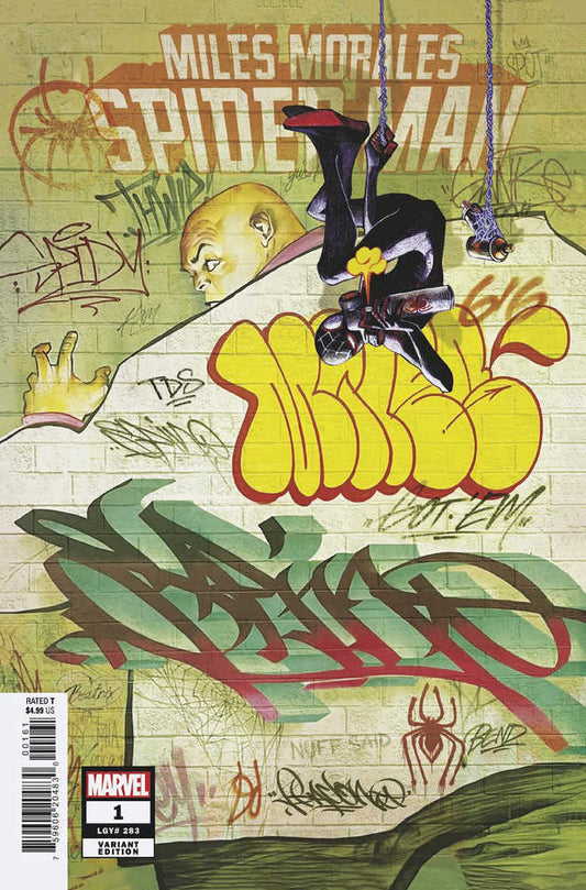 Miles Morales Spider-Man #1 Del Mundo Graffiti Variant B11