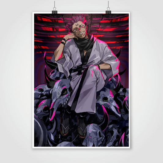 Ryomen Sukuna ( 宿儺,) Poster 19*13 Jujutsu Kaisen